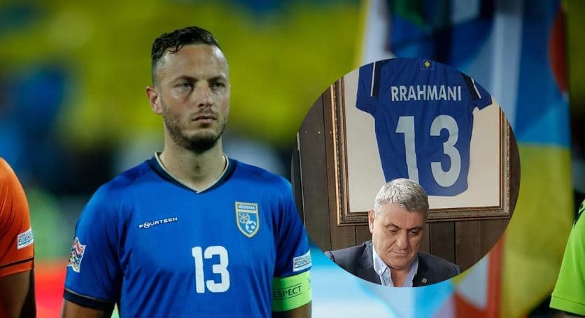 Amir Rrahmani shpërndan fotografi të Fadil Vokrrit në prag të ndeshjes Kosovë-Turqi