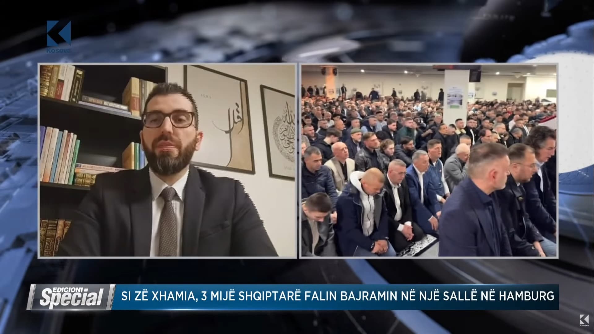 Imami i xhamisë në Hamburg, Sinani: Organizimi i sotëm na bëri krenarë që jemi shqiptarë (VIDEO)