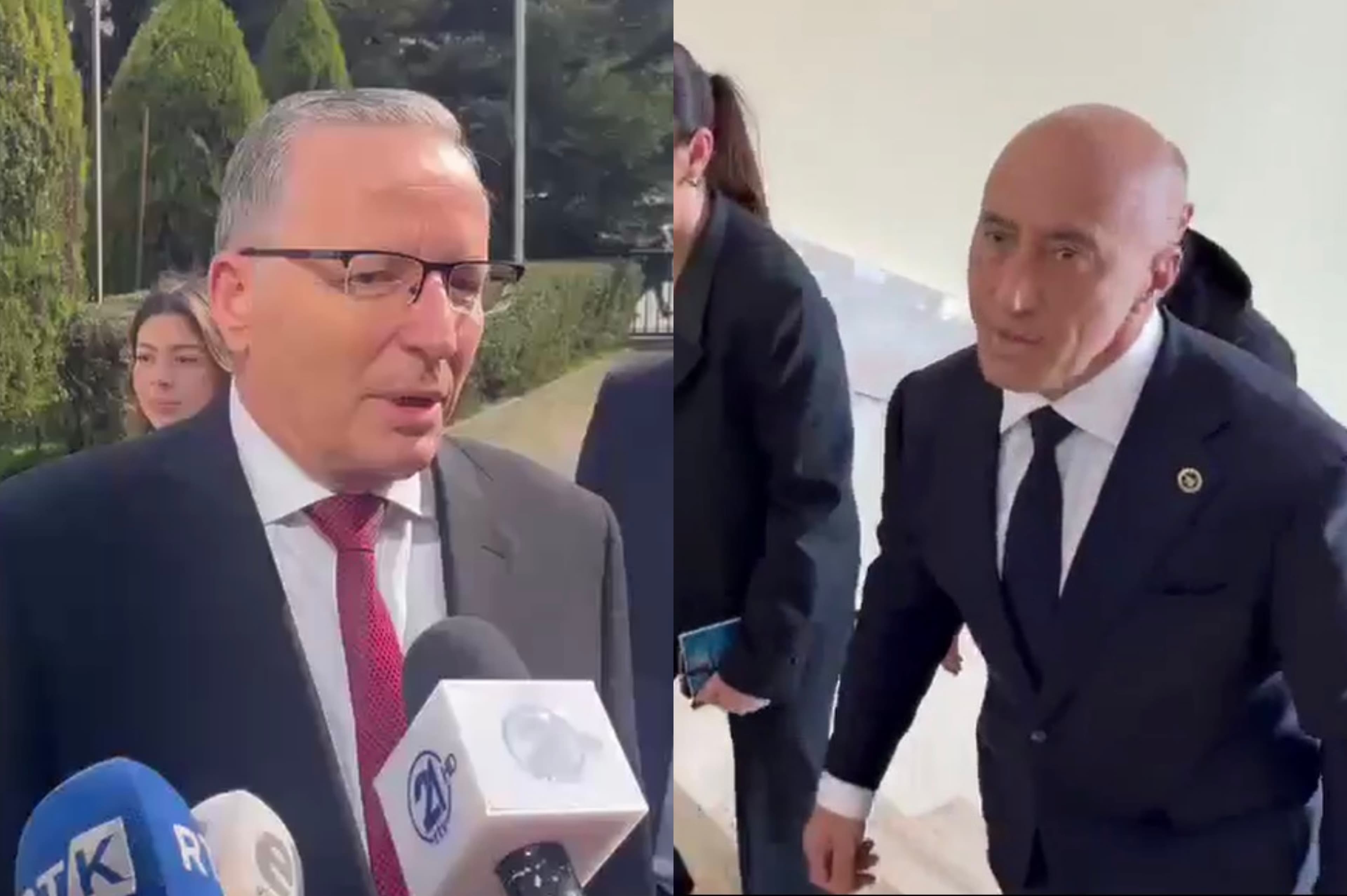 Hamza dhe Haradinaj i shkojnë Osmanit në takimin konsultativ për zgjedhjet e reja