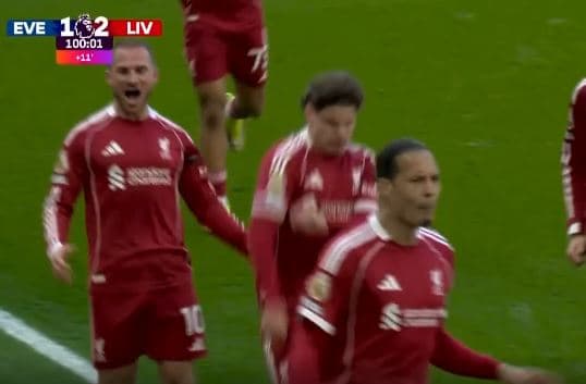 Liverpool siguron fitoren në minutat e fundit ndaj Evertonit