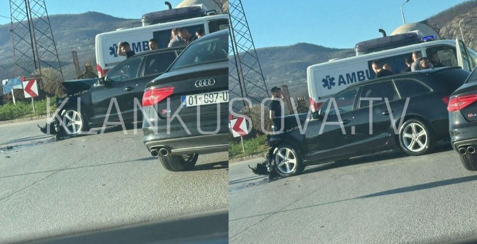 Aksident në hyrje të Mitrovicës, i përfshirë edhe një automjet i KFOR-it
