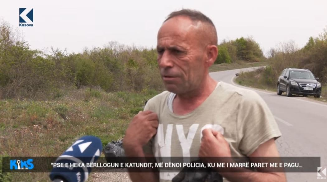E dënoi policia pse e pastroi katundin?! (VIDEO)