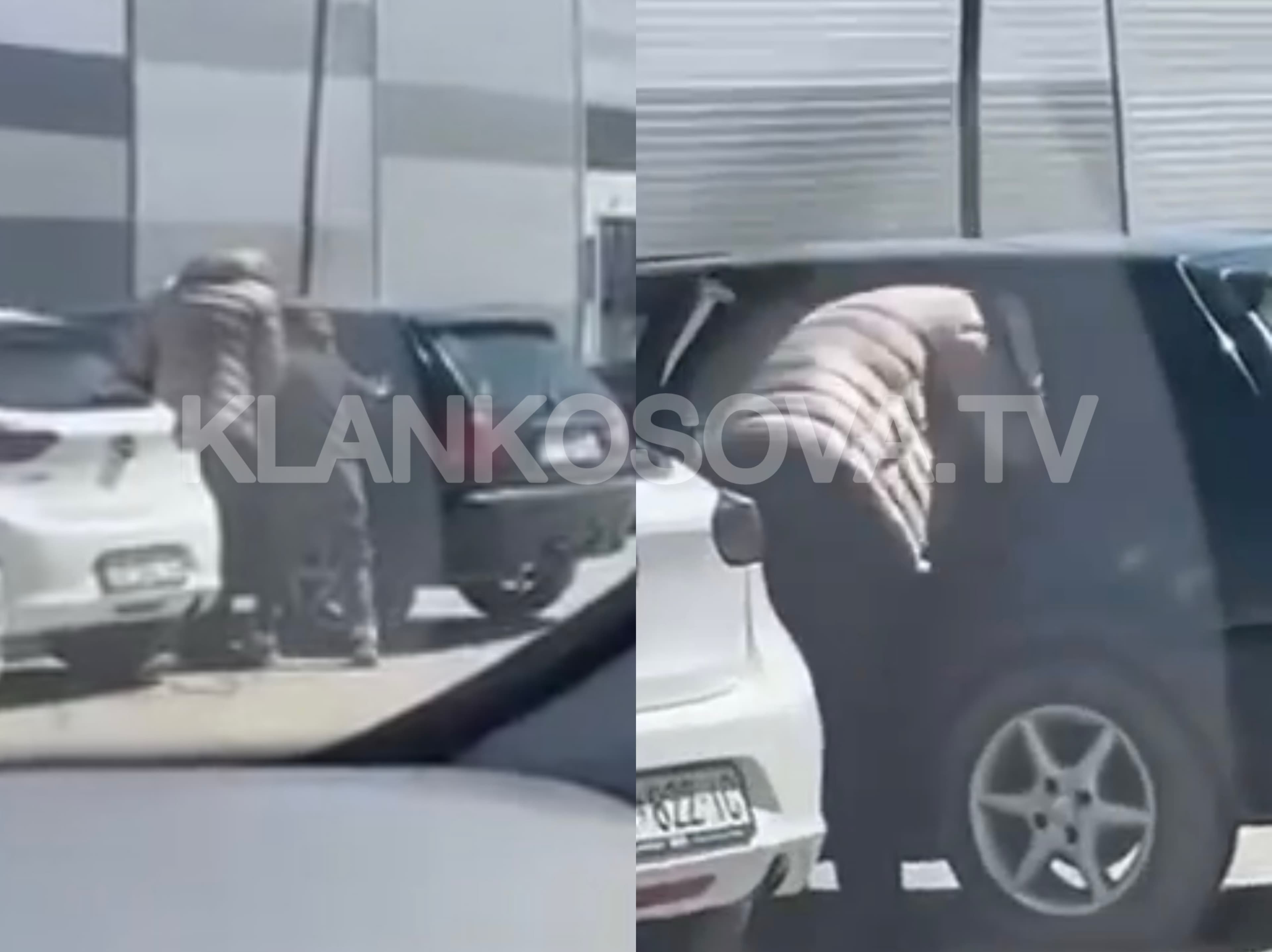 Pamje të tmerrshme: Babai rrah brutalisht djalin brenda veturës në një parking në Fushë Kosovë