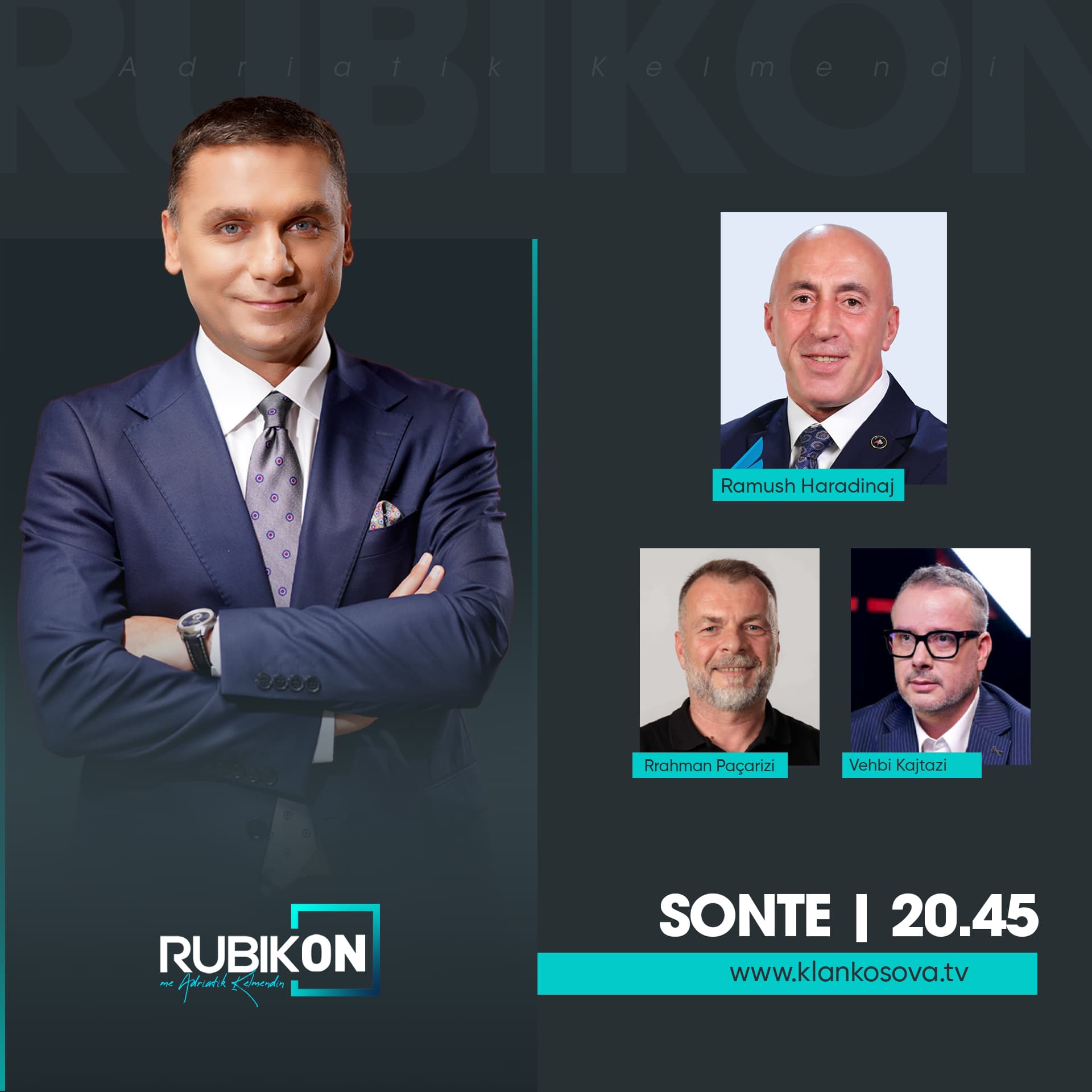 Nga kriza e Presidentit te përplasja për energjinë: Sonte në Rubikon, Ramush Haradinaj