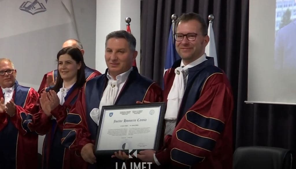 “Doctor Honoris Causa”: Nderohet Müller, ndihmoi Kosovën në GJND