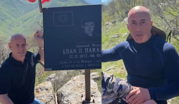 Haradinaj ngjitet në vendin ku ra Luani, i bashkohet Lladrovci (VIDEO)