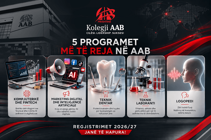 Programet e reja në Kolegjin AAB vendosin standarde të reja në arsimin e lartë në rajon