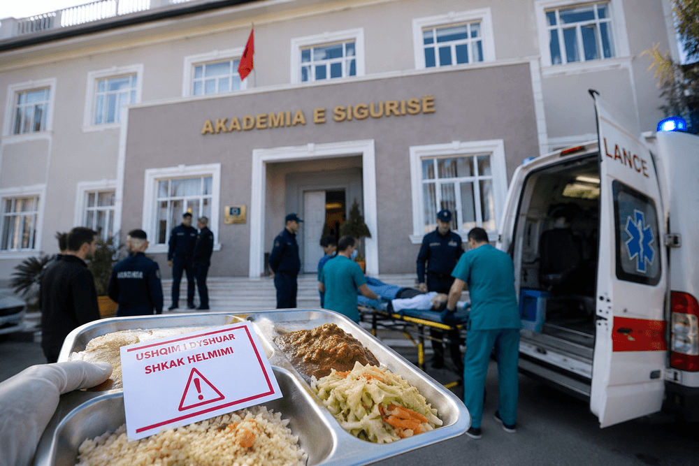 Shqipëri: Helmimi i dyshuar i 64 kursantëve, ndërpritet aktiviteti i kompanisë së ushqimit