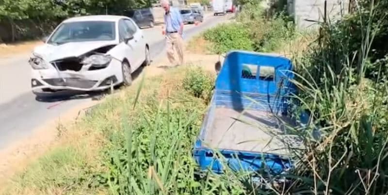 Shqipëri: Dy të lënduar si pasojë e një aksidenti - kamioneta përfundon në kanal