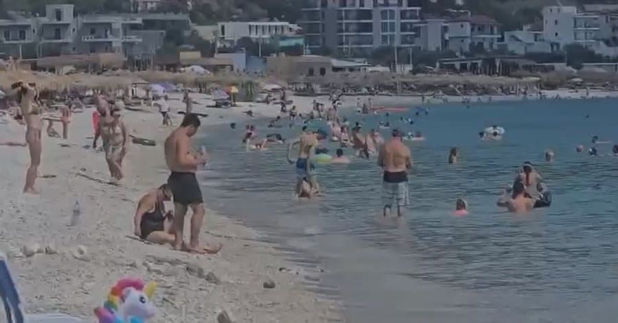 Temperatura mbi 35 gradë, Borshi mbushet me pushues