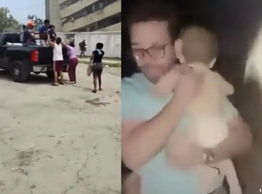 Foshnja nxirret e gjallë nga rrënojat pas tërmetit shkatërrues në Venezuelë (VIDEO)