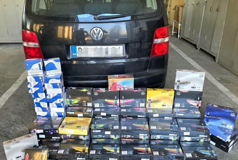 Sekuestrohen 656 cigare elektronike, u futën kundërligjshëm nga Serbia