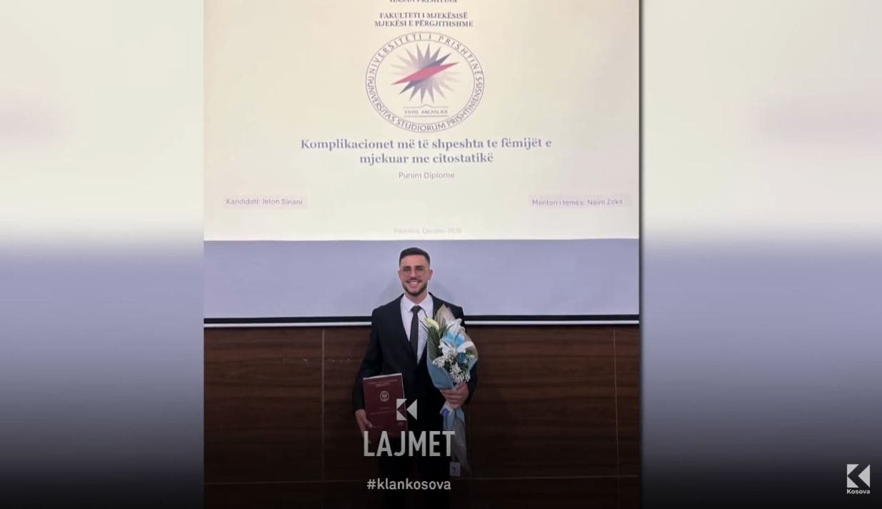 Doktori nga Vitia: Studenti i veçantë bëhet mjek 22 vjeç (VIDEO)