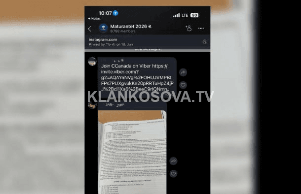 Pyetjet e testit të maturës shpërndahen në grupe