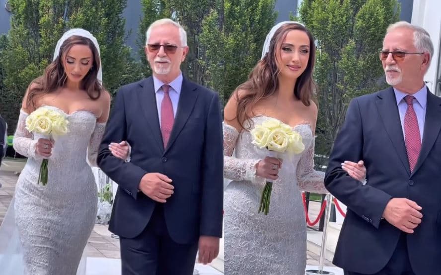 Martohet vajza e vogël e Shkurte Fejzës, dalin pamjet nga ceremonia e kurorëzimit