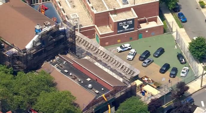 E tmerrshme: Gjenden mbetje mortore brenda oxhakut të një shkolle në New York