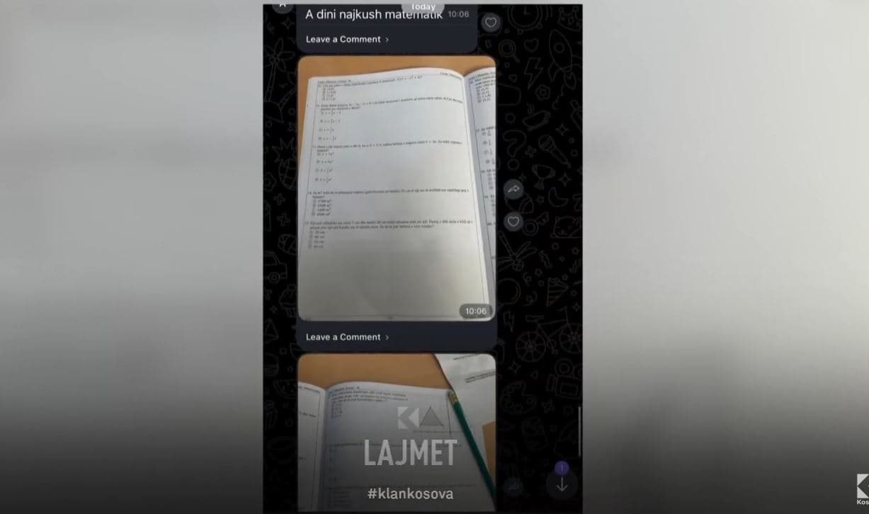 Super kopjacët: Maturantët nxjerrin testin veç për 6 minuta (VIDEO)
