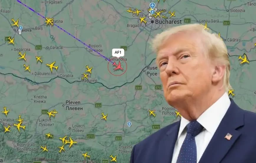 'Air Force One' drejt Ankarasë, fluturimi i Trump bëhet më i ndjekuri në botë