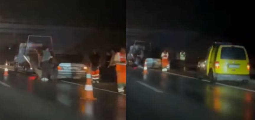 Aksident mes disa automjeteve në autostradën “Ibrahim Rugova”