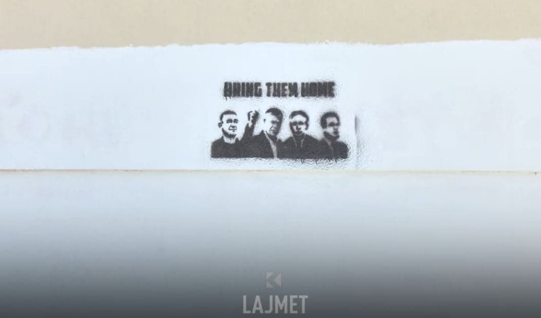Grafitet për UÇK-istët: Autorët s’dihen, por mesazhi përkrahet (VIDEO)