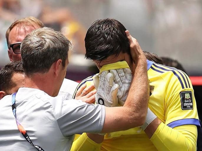 Lëndohet Courtois, largohet i përlotur nga çerekfinalja e Botërorit