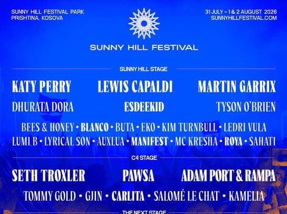 Kjo është lista e plotë e artistëve të sivjetmë në Sunny Hill