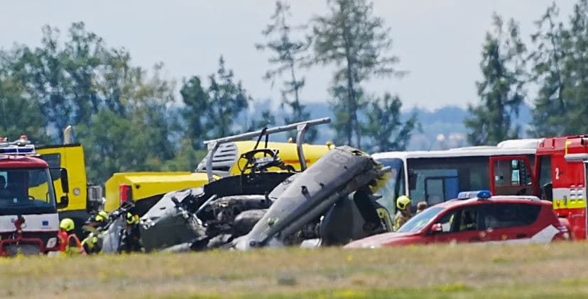 Rrëzohet një helikopter në Çeki, një ushtar vdes e katër të tjerë lëndohen  