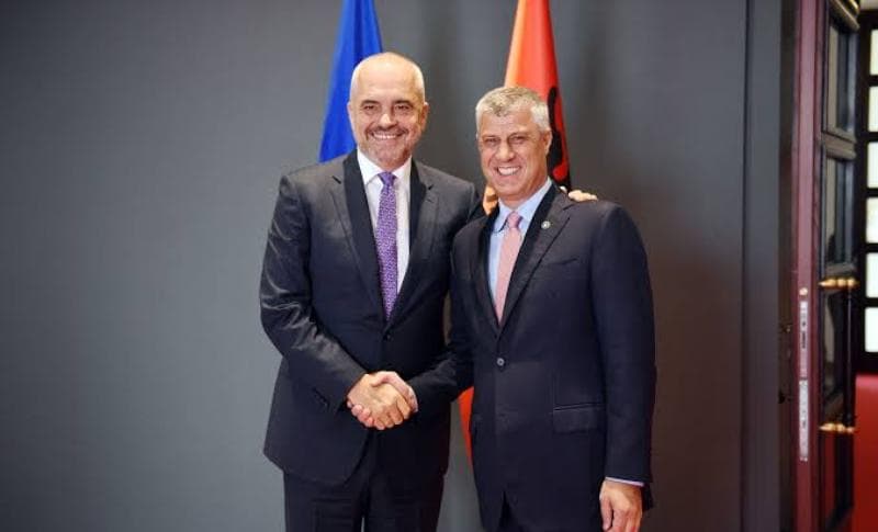 Endrit Thaçi ia uron ditëlindjen Edi Ramës: Edhe shumë vite të tjera të mira