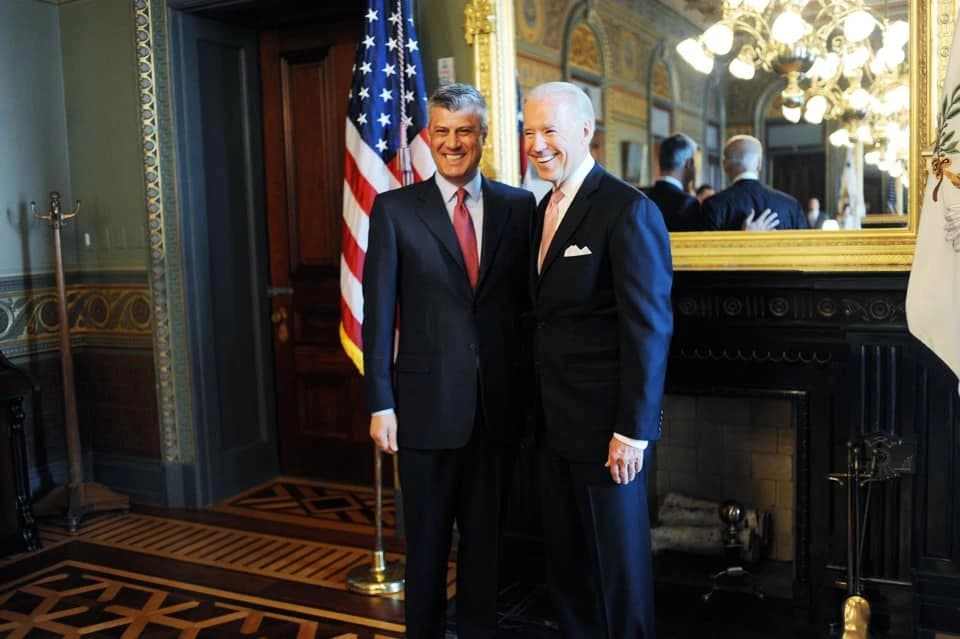 Endrit Thaçi kujton momentin kur Joe Biden e quajti Hashim Thaçin “George Washingtoni i Kosovës”