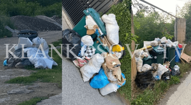 Qytetarja denoncon grumbullimin e mbeturinave në Podujevë: Tri javë pa i larguar (FOTO)