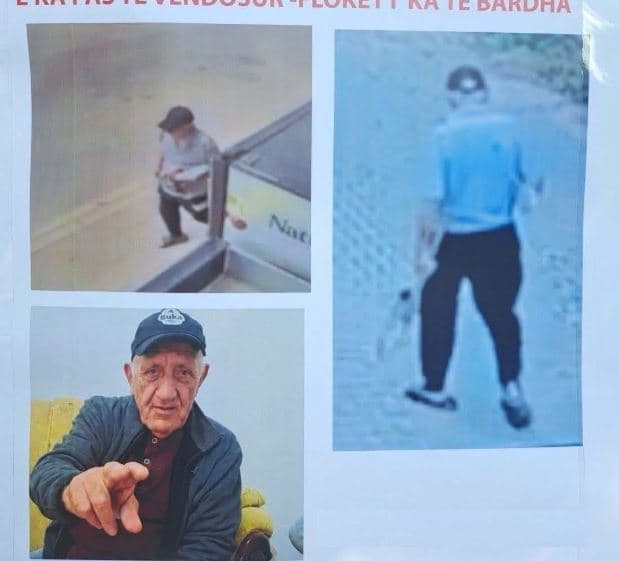 Tash e 5 ditë i zhdukur, policia kërkon ndihmën e qytetarëve për gjetjen e 78-vjeçarit