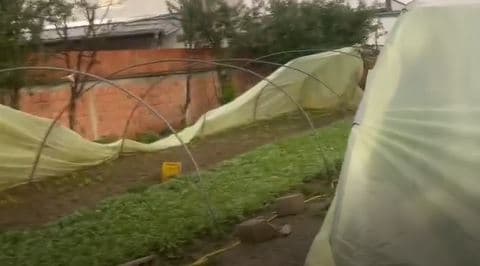 Stuhia dëmton serrën e fermerit në Çifllak të Rahovecit (VIDEO)