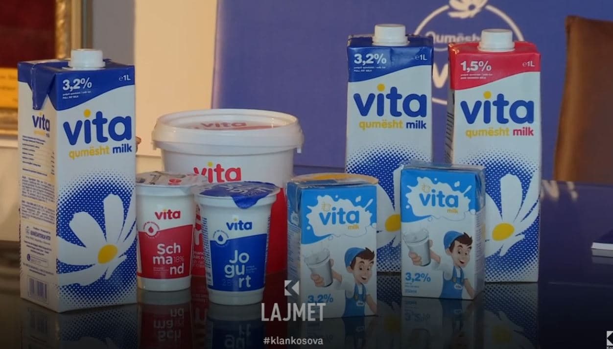 Menaxhmenti i qumështores:	“Vita” garanton për cilësinë e produkteve (VIDEO)