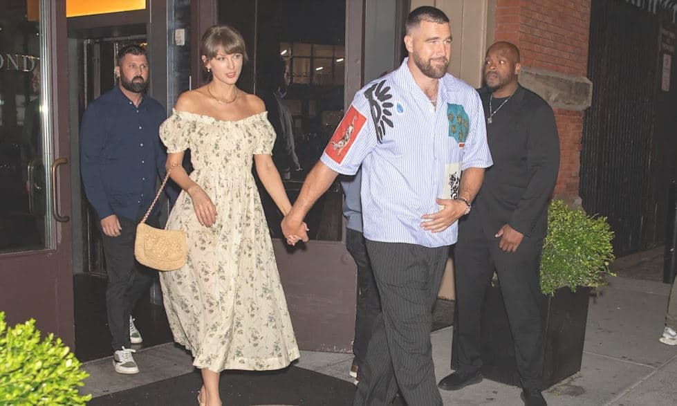 Taylor Swift dhe Travis Kelce shfaqen për herë të parë pas martesës