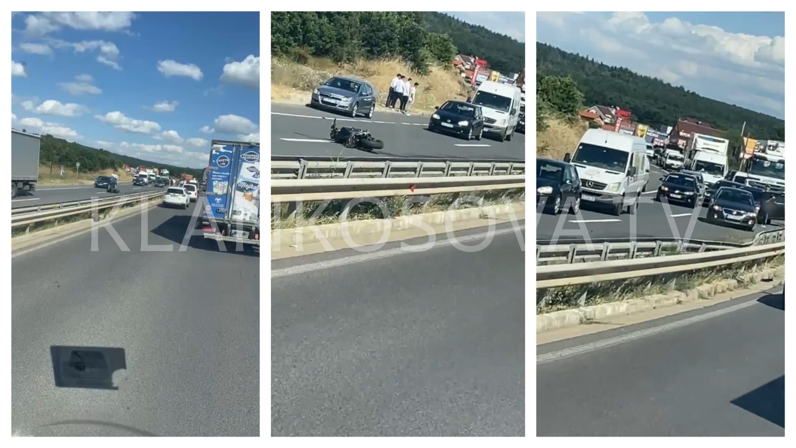Vetaksident me fatalitet në magjistralen Prishtinë-Pejë, vdes motoristi