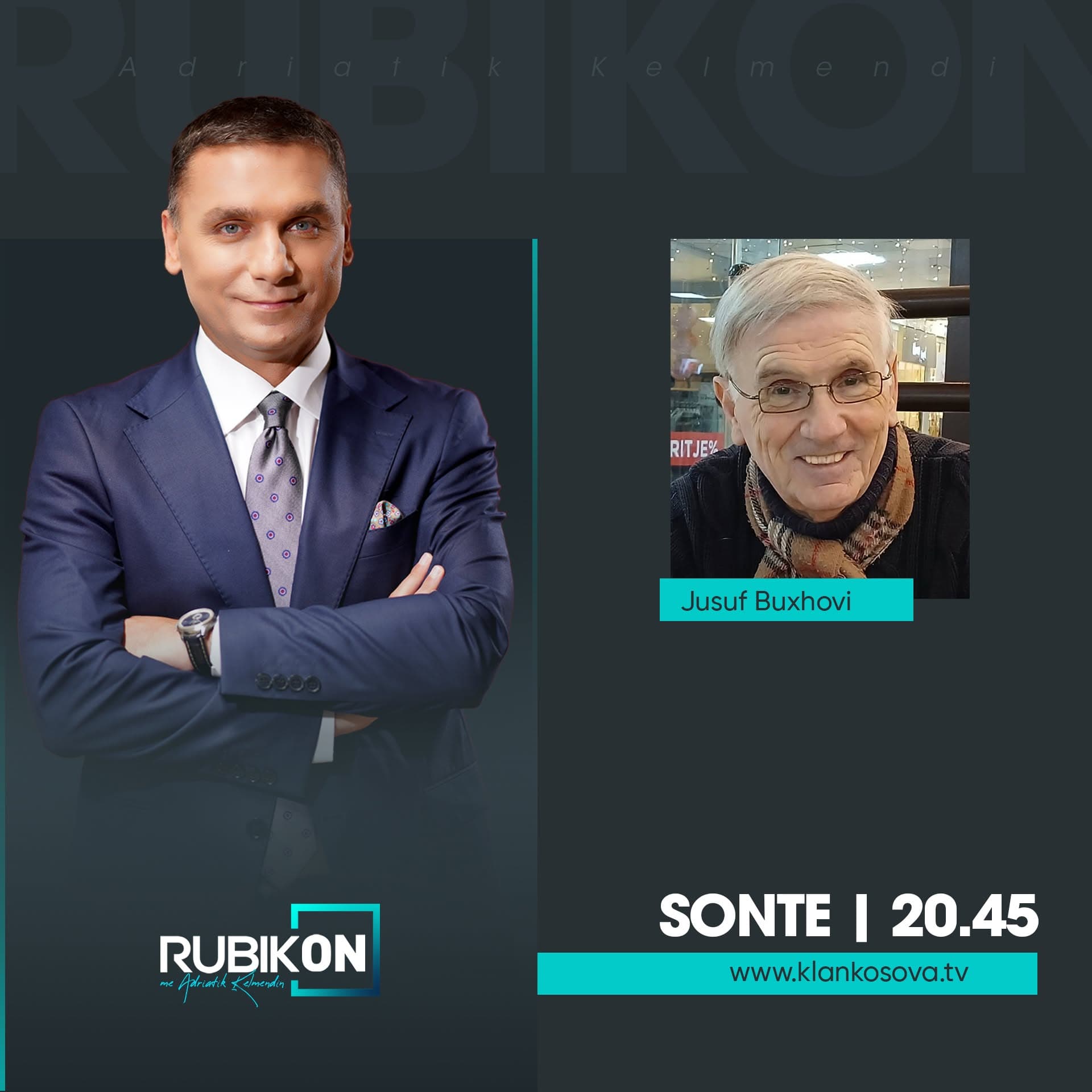 Sonte në Rubikon, historiani Jusuf Buxhovi