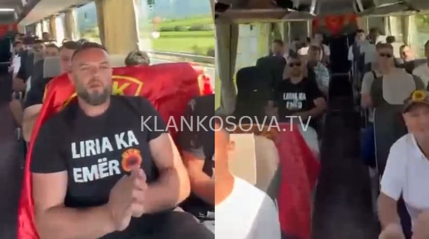 Mërgimtarët nisen nga Sllovenia drejt Kroacisë në protestën për ish-krerët e UÇK-së (VIDEO)