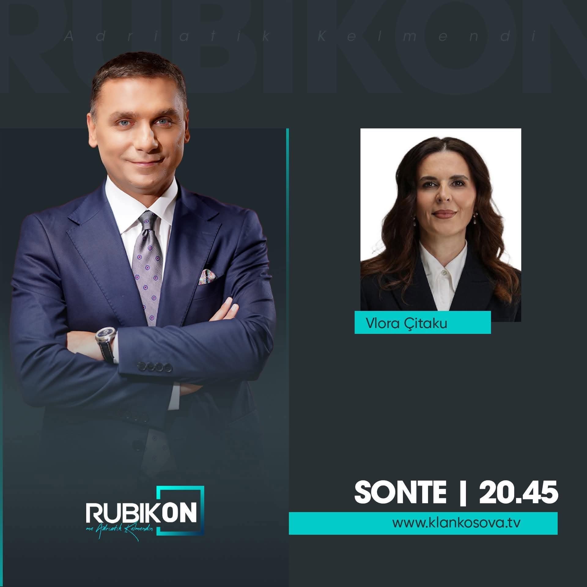 Sonte në Rubikon, Vlora Çitaku “hap letrat”