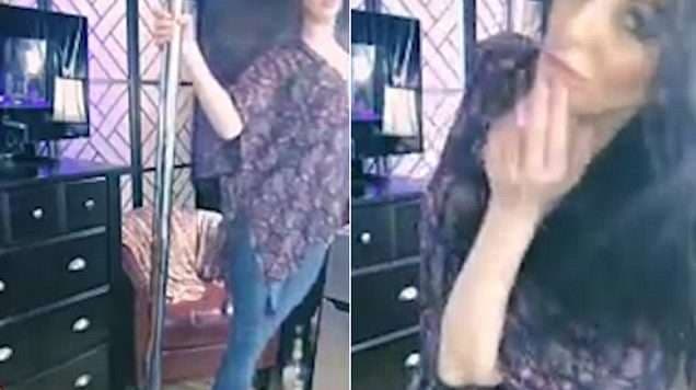 Kjo vajzë bëri me të vërtetë vallëzim seksi (VIDEO)