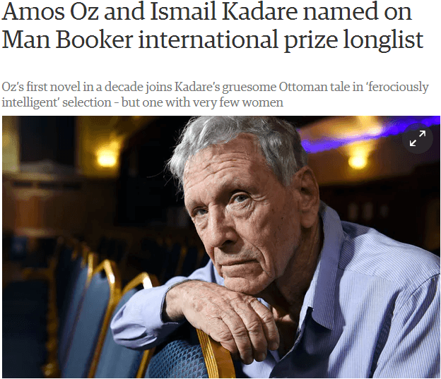 Ismail Kadare nominohet për çmimin “Man Booker International”