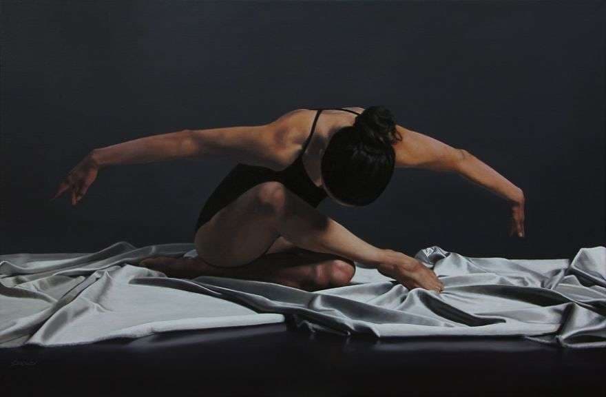 Artistja që pikturon balerina (FOTO)