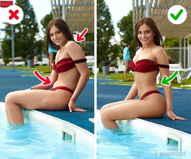 Gabimet që na bëjnë të dukemi keq në fotografitë e plazhit