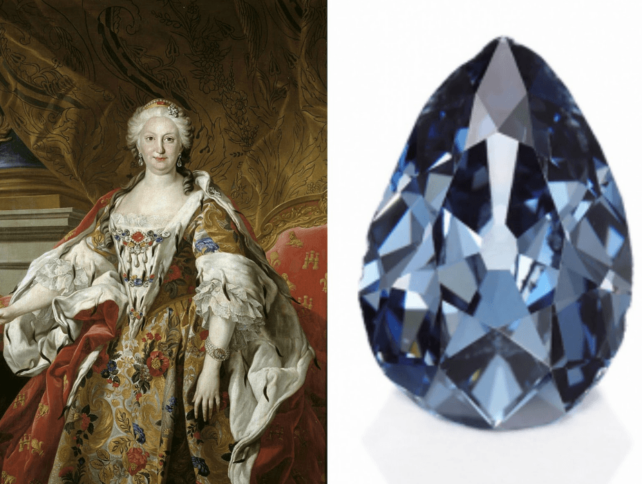 Diamanti historik blu ishte dhuratë martese në vitin 1715! (VIDEO)