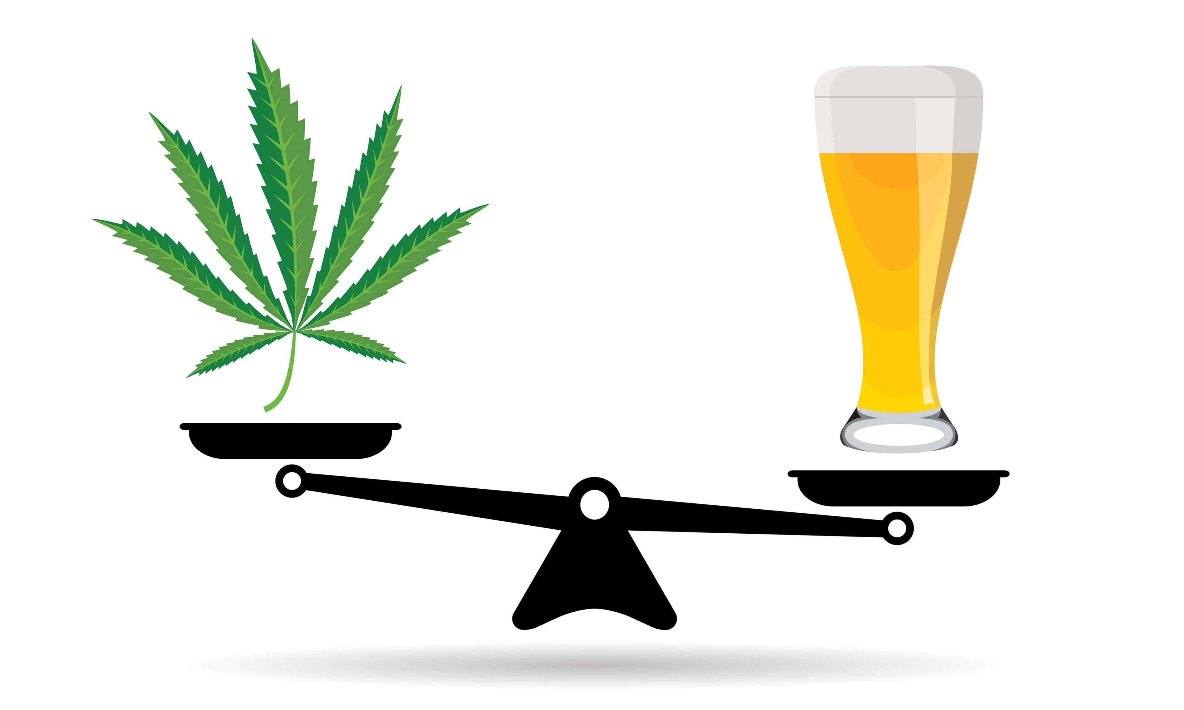 Alkooli më i dëmshëm se marihuana për trurin