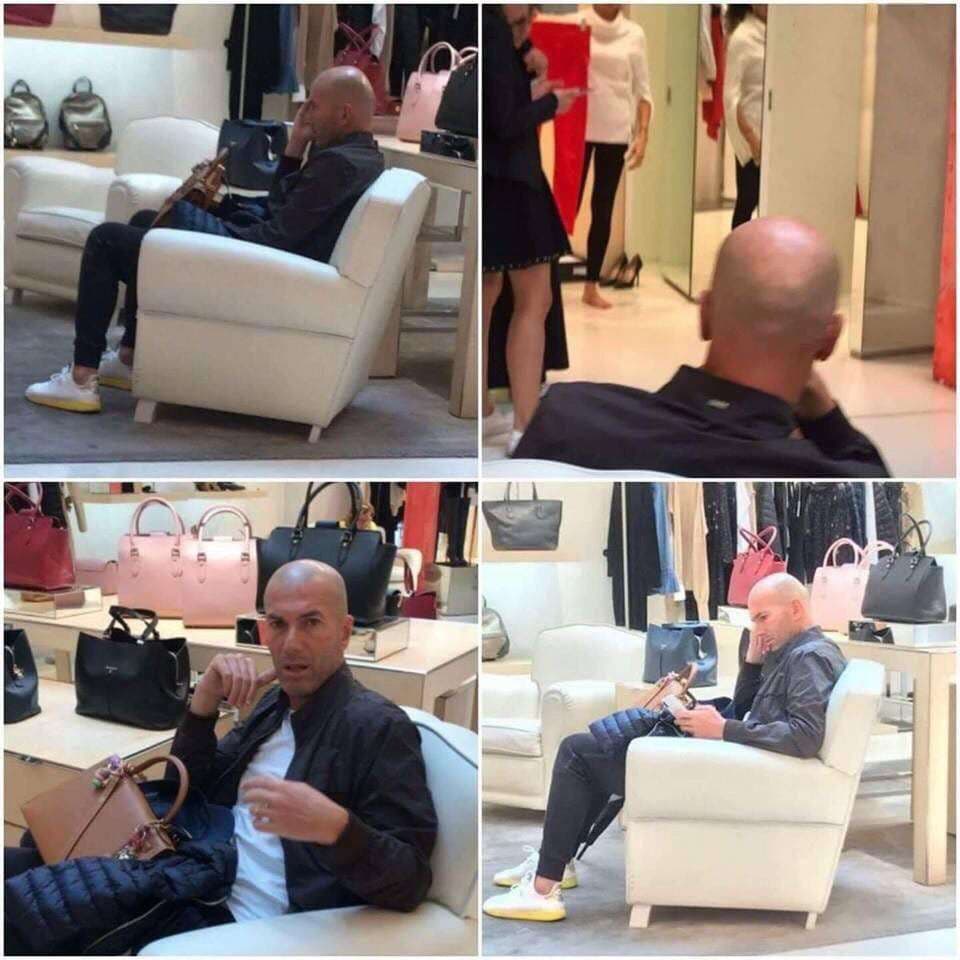 Nuk ka rëndësi sa i suksesshëm është, Zidane pret gruan deri sa të përfundoj shopingun