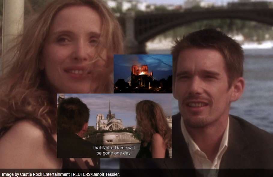 A ishte filmi ‘’Before Sunset’’ i Richard Linklater, parashikues i zjarrit të Notre Dame?