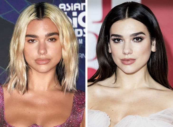 Bionde apo brune, si duken më bukur të famshmet? (FOTO)