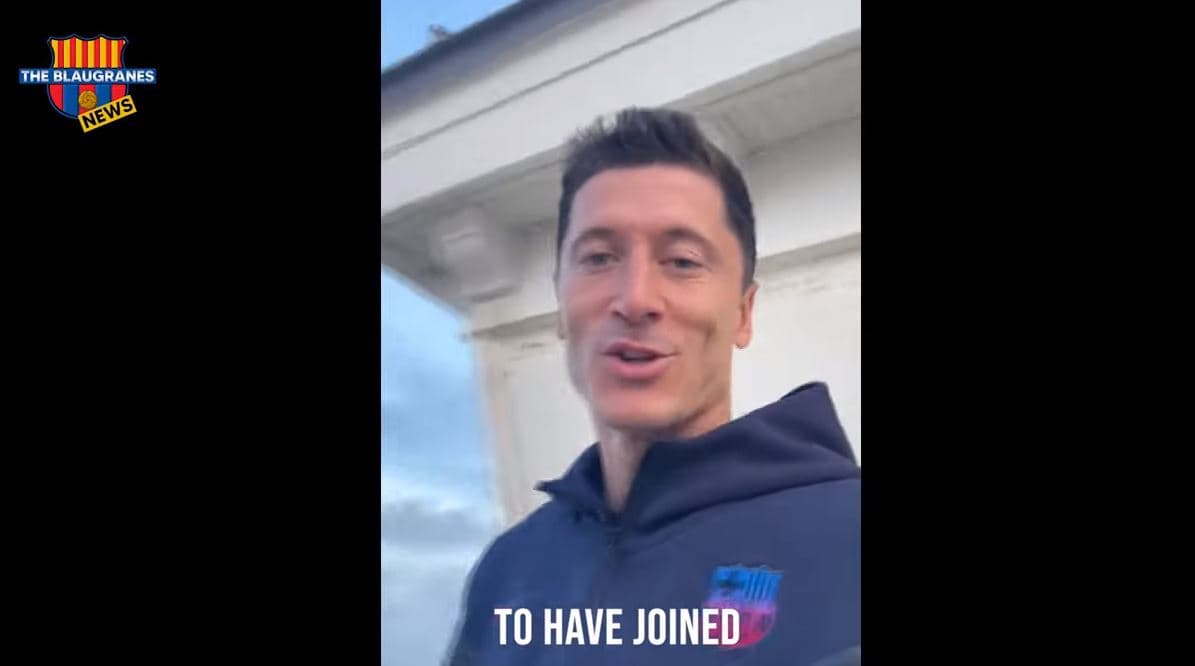 Lewandowski prezantohet tek Barcelona (VIDEO)