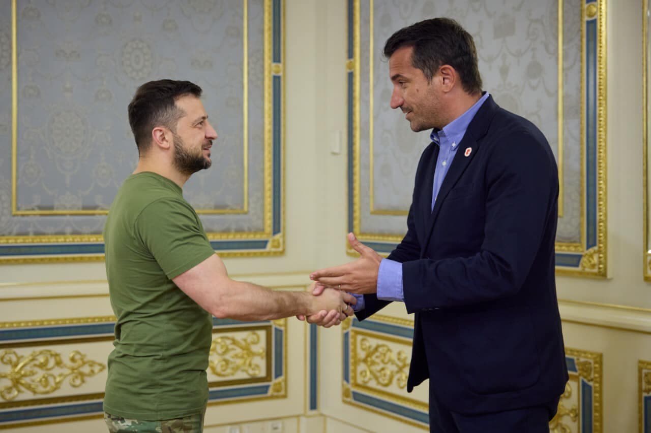 Veliaj takon Zelenskyn në Kiev, thotë se e falënderoi për mbështetjen e Shqipërisë