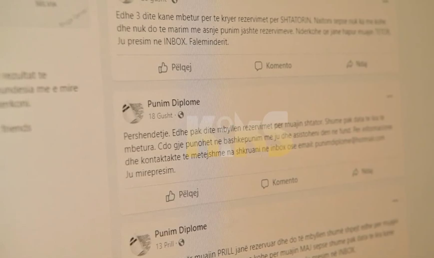 Pas raportimit të “Kiks Kosovës”, arrestohen tre të dyshuar për falsifikim të dokumenteve dhe mashtrim (VIDEO)